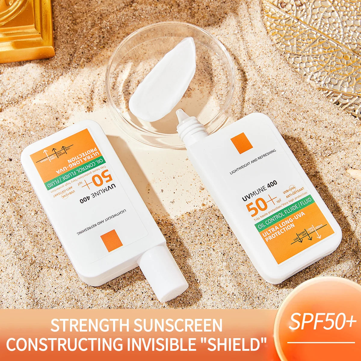واقي شمس أصلي SPF50+ – ترطيب طويل وحماية للبشرة دون أي لزوجة
