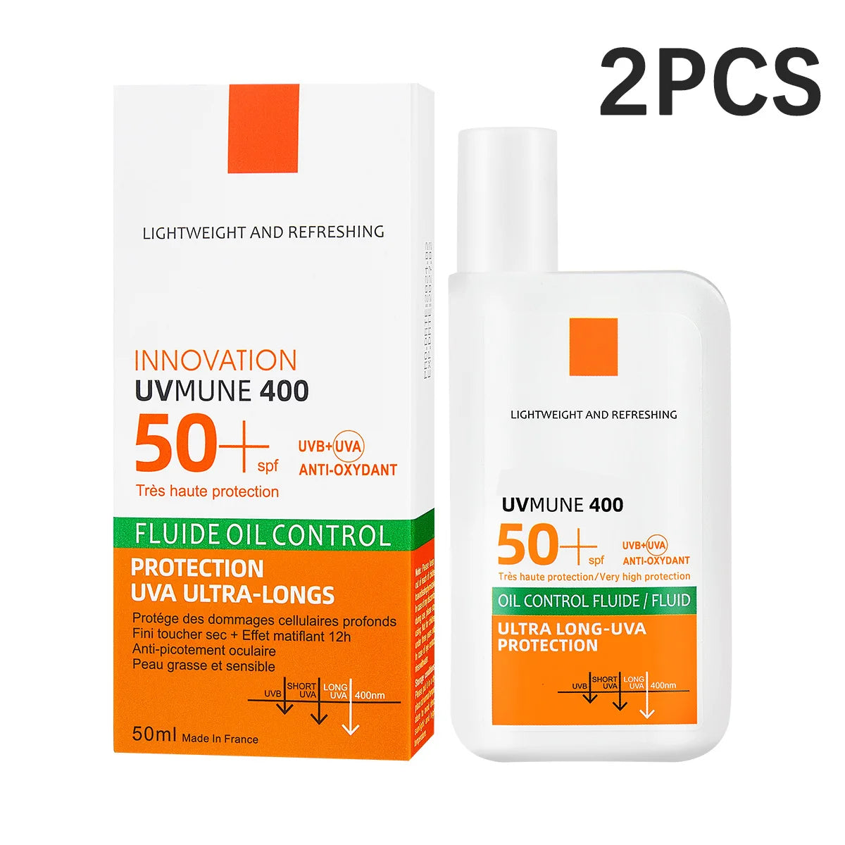 واقي شمس أصلي SPF50+ – ترطيب طويل وحماية للبشرة دون أي لزوجة